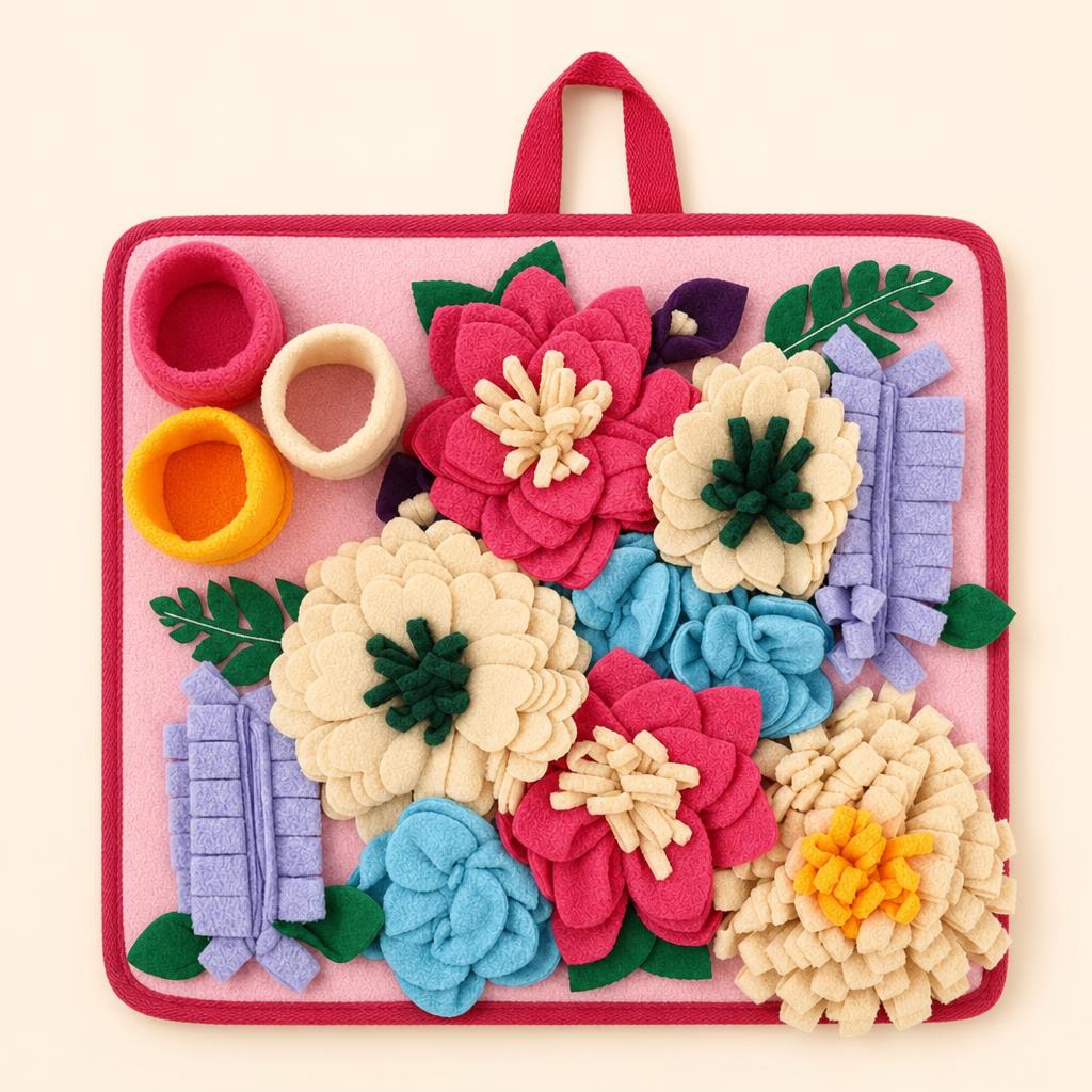 Dog Snuffle Mat – Calming Sniffing Game & Slow Feeder